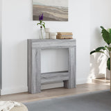 Vidaxx-Kaminverkleidung 81 x 18 x 82 cm, Holzwerkstoff, Farbe Sonoma-Eiche, Grau