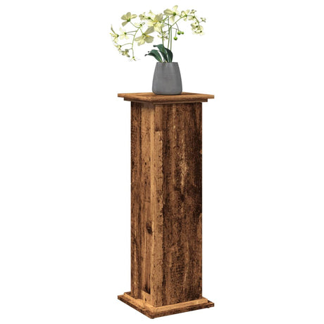 Vidaxx Sockel mit Stauraum 31x30x90 cm Fertigholz, Altholzfarbe
