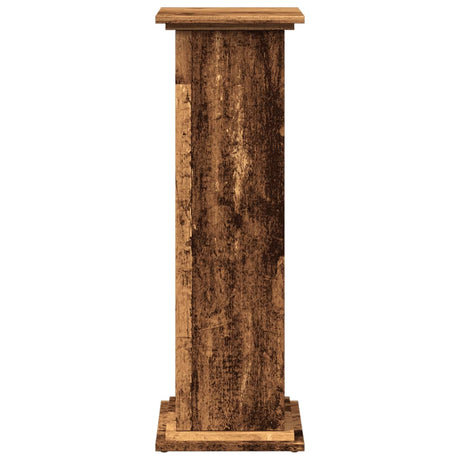Vidaxx Sockel mit Stauraum 31x30x90 cm Fertigholz, Altholzfarbe