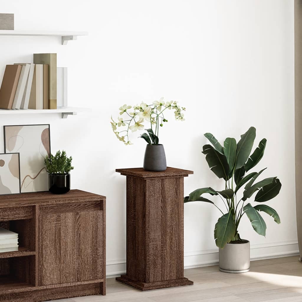 Vidaxx Sockel mit Stauraum 31x30x60 cm Fertigholz Eiche braun