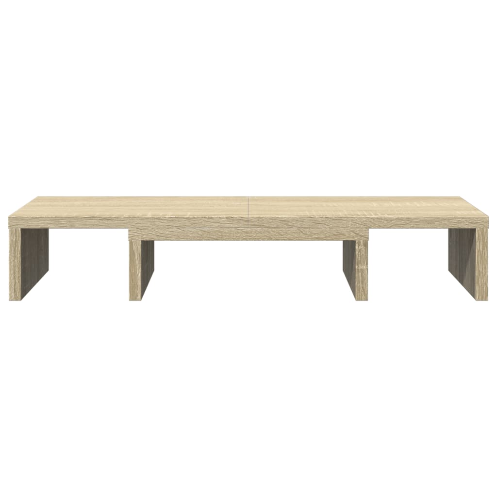 Vidaxx Monitorständer verstellbar 60x24x10,5 cm Holz Sonoma-Eiche