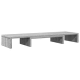 Vidaxx verstellbarer Monitorständer 80x24x10,5 cm Holzgrau Sonoma