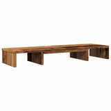 VidaXL Monitorständer verstellbar 80x24x10,5 cm Holz, altholzfarben