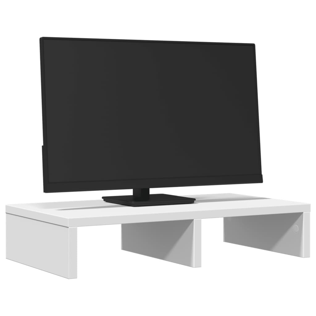 Vidaxx Monitorständer 50x27x10 cm Holzwerkstoff weiß