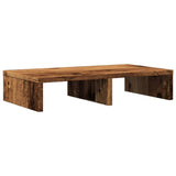 Vidaxxl Monitorständer 50x27x10 cm verarbeitetes Holz, altholzfarben