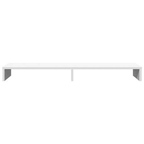 VidaXL Monitorständer 100x27x10 cm Holzwerkstoff weiß