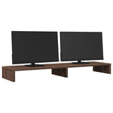 Vidaxxl-Monitorständer 100 x 27 x 10 cm, Holzwerkstoff, braune Eiche