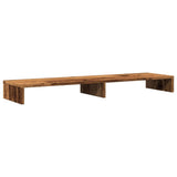 Vidaxxl Monitorständer 100x27x10 cm verarbeitetes Holz, altholzfarben
