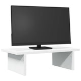 Vidaxx Monitorständer 50x27x15 cm Holzwerkstoff weiß