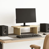Vidaxxl Monitorständer 50x27x15 cm, Holzwerkstoff Sonoma-Eiche-farbig