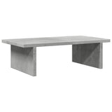 Vidaxxl Monitorständer 50x27x15 cm, Holzwerkstoff, Betongrau