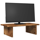 Vidaxxl Monitorständer 50x27x15 cm verarbeitetes Holz, altholzfarben