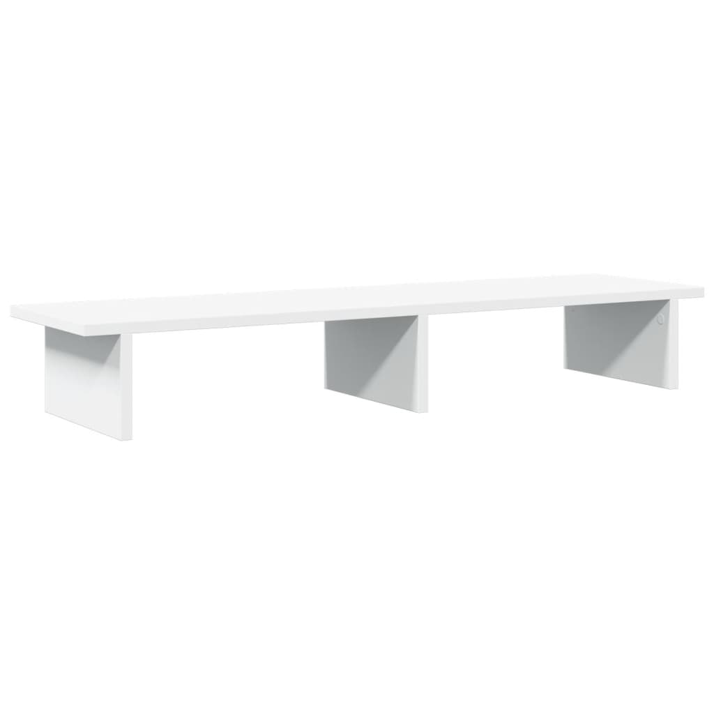 Vidaxx Monitorständer 100x27x15 cm Holzwerkstoff weiß