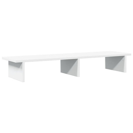 Vidaxx Monitorständer 100x27x15 cm Holzwerkstoff weiß