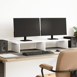 Vidaxx Monitorständer 100x27x15 cm Holzwerkstoff weiß