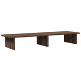 Vidaxxl-Monitorständer 100 x 27 x 15 cm, Holzwerkstoff, braune Eiche