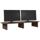 Vidaxxl-Monitorständer 100 x 27 x 15 cm, Holzwerkstoff, braune Eiche