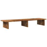 Vidaxxl Monitorständer 100x27x15 cm verarbeitetes Holz, altholzfarben