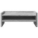 Vidaxx Monitorständer 42x24x16 cm, Holzwerkstoff, Sonoma-Eiche, grau