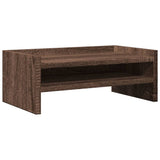 Vidaxxl Monitorständer 42x24x16 cm, Holzwerkstoff, braune Eiche