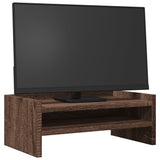 Vidaxxl Monitorständer 42x24x16 cm, Holzwerkstoff, braune Eiche