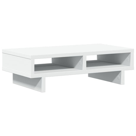 Vidaxx Monitorständer 50x27x15 cm Holzwerkstoff weiß