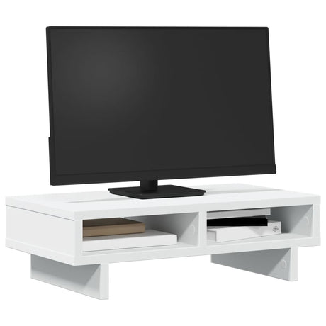 Vidaxx Monitorständer 50x27x15 cm Holzwerkstoff weiß