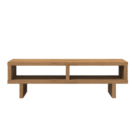 VidaXL-Monitorständer 50 x 27 x 15 cm, handgefertigtes Holz, handwerkliche Eichenfarbe