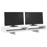 Vidaxx Monitorständer 100x27x15 cm Holzwerkstoff weiß