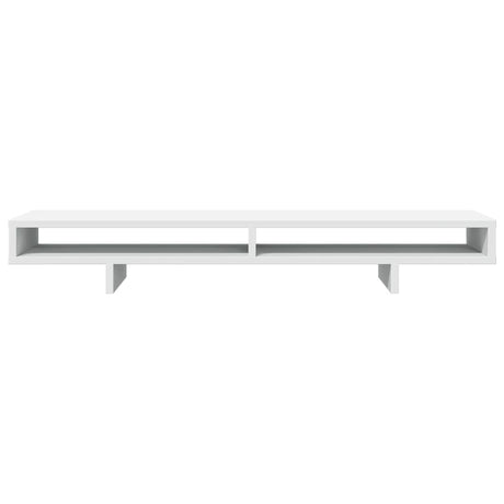 Vidaxx Monitorständer 100x27x15 cm Holzwerkstoff weiß