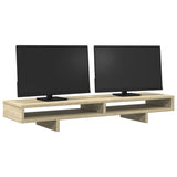 Vidaxxl Monitorständer 100x27x15 cm, Holzwerkstoff Sonoma-Eiche-farbig