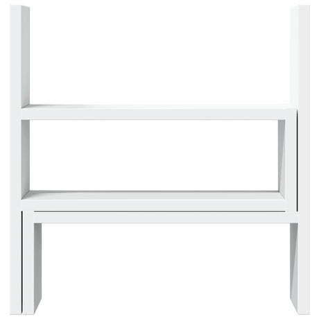 Vidaxx Schreibtisch-Organizer 40x17x41 cm Holzwerkstoff weiß