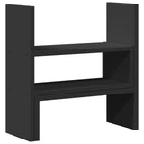 Vidaxx Schreibtisch-Organizer 40x17x41 cm, lackiertes Holz schwarz