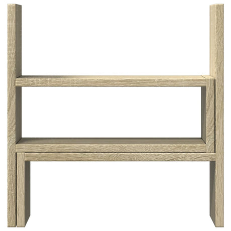 Vidaxx Schreibtisch-Organizer 40x17x41 cm, Holzwerkstoff Sonoma-Eiche-farbig