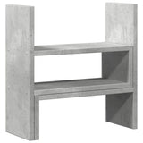 Vidaxx Schreibtisch-Organizer 40 x 17 x 41 cm, Holzwerkstoff, Betongrau