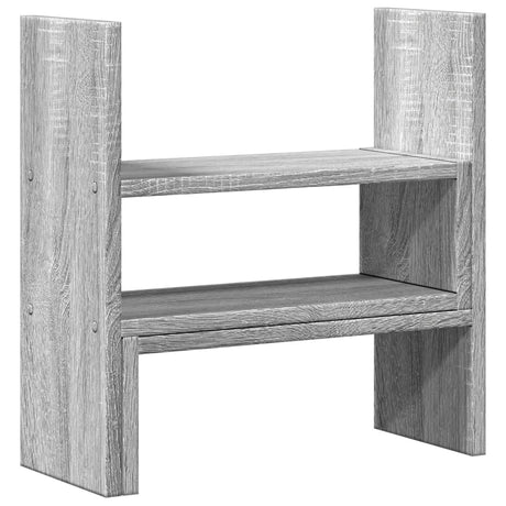 Vidaxx Schreibtisch-Organizer 40 x 17 x 41 cm, Holzwerkstoff, graue Sonoma-Eiche