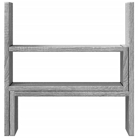 Vidaxx Schreibtisch-Organizer 40 x 17 x 41 cm, Holzwerkstoff, graue Sonoma-Eiche
