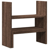 Vidaxx Schreibtisch-Organizer 40 x 17 x 41 cm, fertiges Holz, braune Eiche