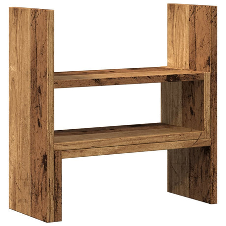 Vidaxx Schreibtisch-Organizer 40 x 17 x 41 cm, fertiges Holz, altholzfarben