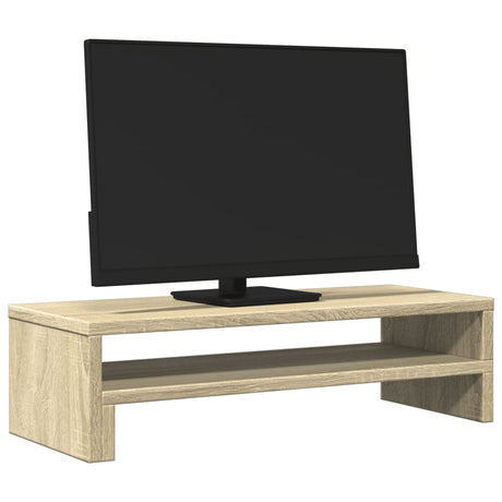 Vidaxxl Monitorständer 54x22x15 cm, Holzwerkstoff Sonoma-Eiche-farbig