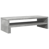 Vidaxxl Monitorständer 54x22x15 cm Holzwerkstoff Betongrau