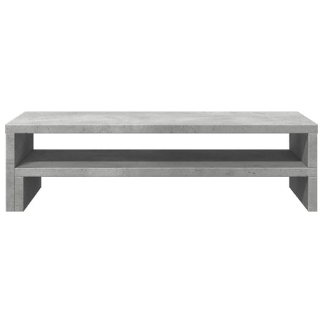 Vidaxxl Monitorständer 54x22x15 cm Holzwerkstoff Betongrau