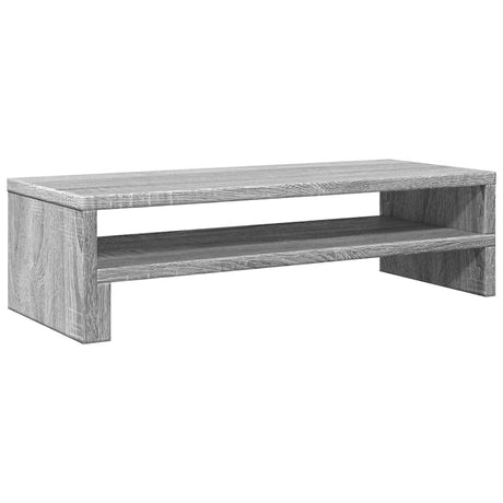 Vidaxxl-Monitorständer 54 x 22 x 15 cm, Holzwerkstoff, graue Sonoma-Eiche