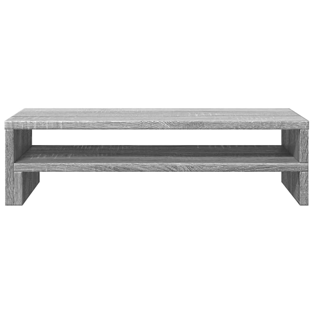 Vidaxxl-Monitorständer 54 x 22 x 15 cm, Holzwerkstoff, graue Sonoma-Eiche