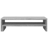 Vidaxxl-Monitorständer 54 x 22 x 15 cm, Holzwerkstoff, graue Sonoma-Eiche