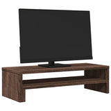 Vidaxxl-Monitorständer 54 x 22 x 15 cm, Holzwerkstoff, braune Eiche