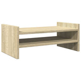 Vidaxxl Monitorständer 50x27x20 cm, Holzwerkstoff Sonoma-Eiche-farbig