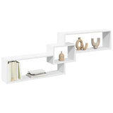Vidaxl wandkast 158x18x53 cm bewerkt hout wit