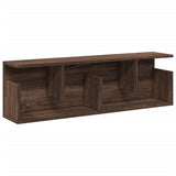 Vidaxl wandkast 100x20x30 cm bewerkt hout bruin eikenkleur