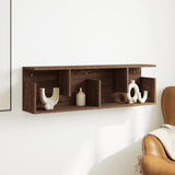 Vidaxl wandkast 100x20x30 cm bewerkt hout bruin eikenkleur